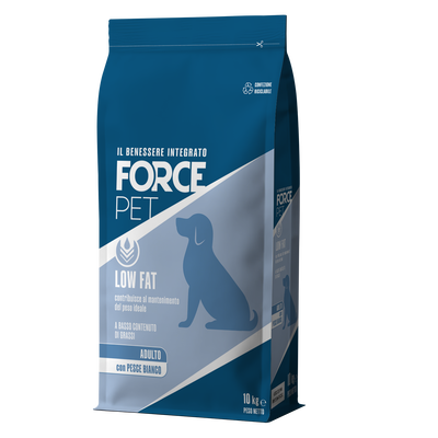 Forcepet Dog Adult Low Fat con pesce bianco 10kg