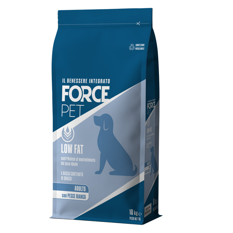 Forcepet Dog Adult Low Fat con pesce bianco 10kg