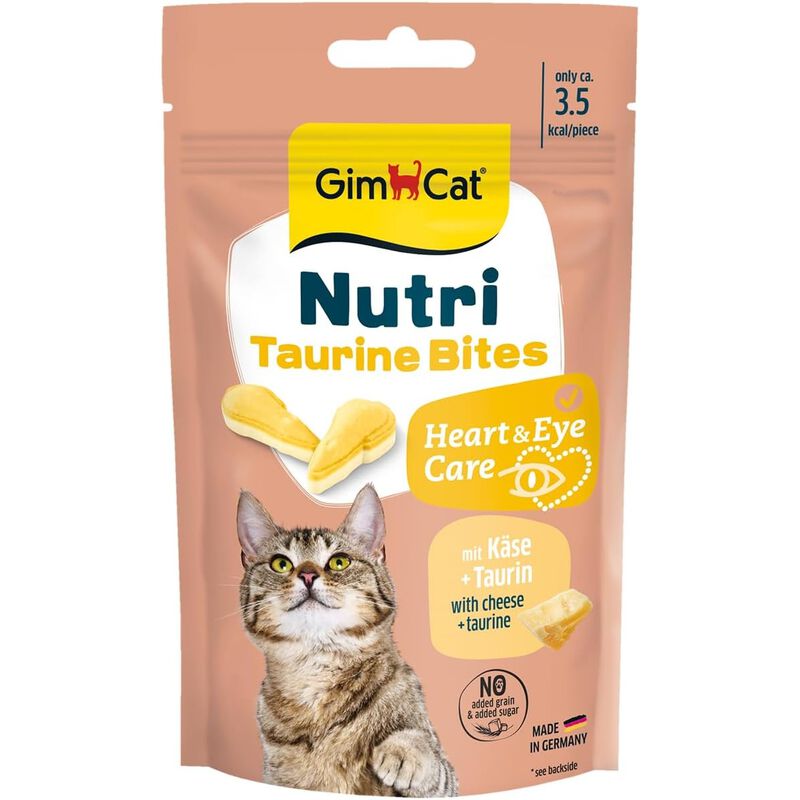 Gimcat Nutri Taurine Bites Snack per gatti Formaggio 40 gr