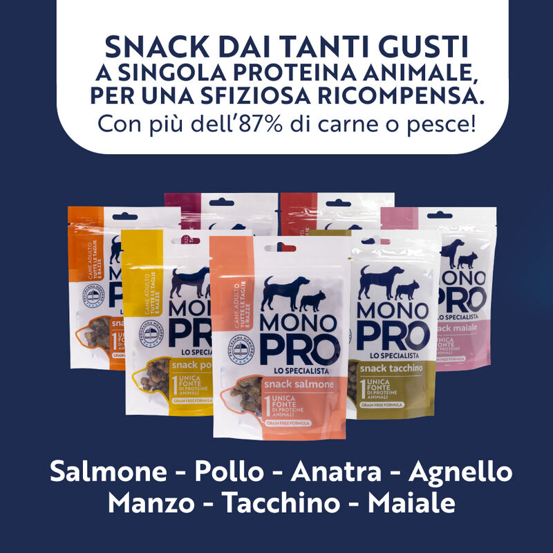 Monopro Dog Adult All breeds Snack Tacchino 100 gr