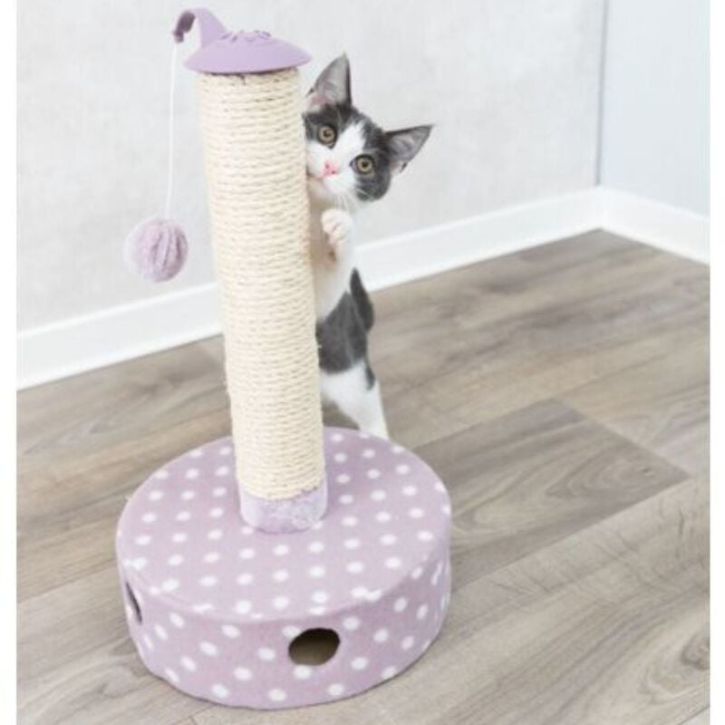 Trixie Tiragraffi Ruota e Tronchetto Lilla 47 cm