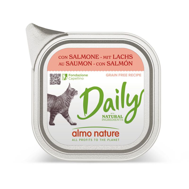 Almo Nature Daily Cat Adult Salmone 100g  Almo Nature Daily Cat Adult Salmone 100g