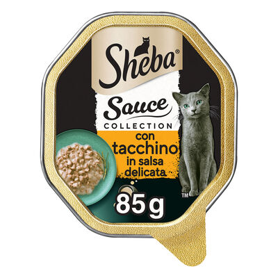 Sheba Cat Sauce Collection con Tacchino in salsa delicata 85 gr