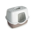 PetUp Toilette Chiusa Matilde per Gatti colore Tortora