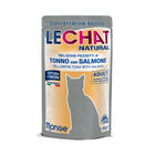 LeChat Natural Cat Adult Pezzetti di Tonno con Salmone 80 gr