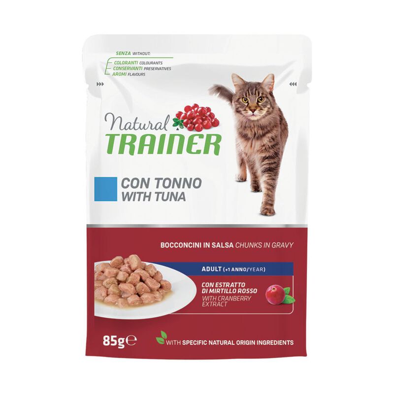 Natural Trainer Cat Adult Tonno 85 gr