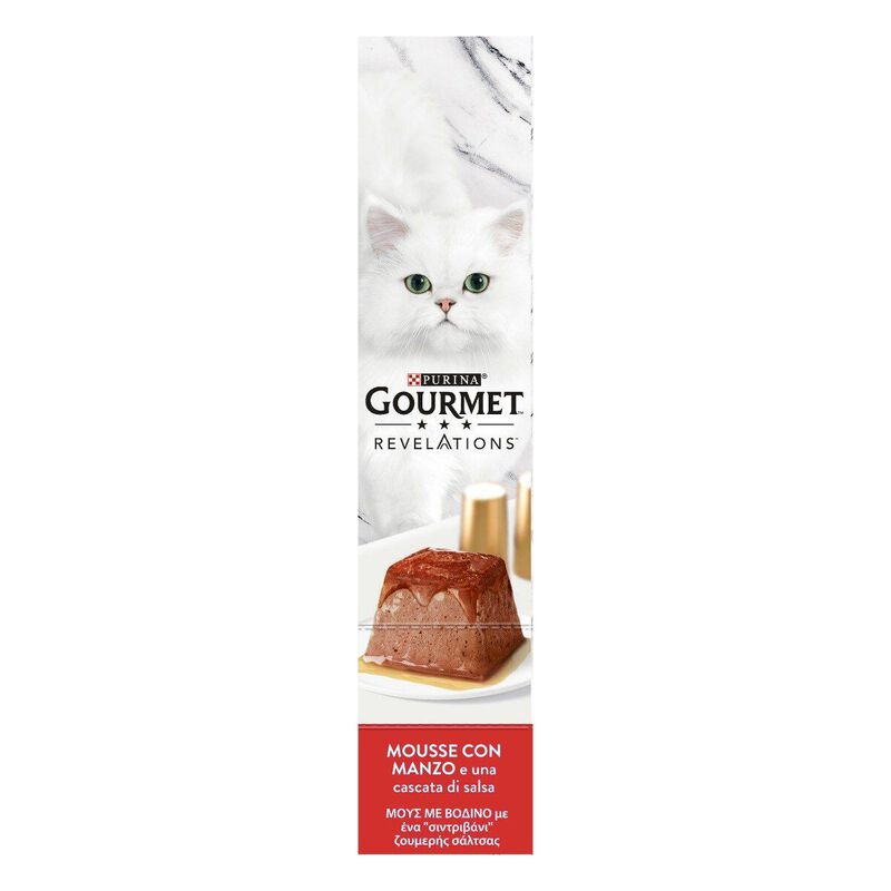 Gourmet Revelations Cat Manzo in mousse 4 pz x57 gr