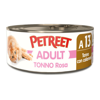 Petreet Cat Tonno rosa Tonno con calamari 70 gr