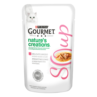 Gourmet Nature's Creation Soup Cat Adult Tonno&Acciughe 40 gr