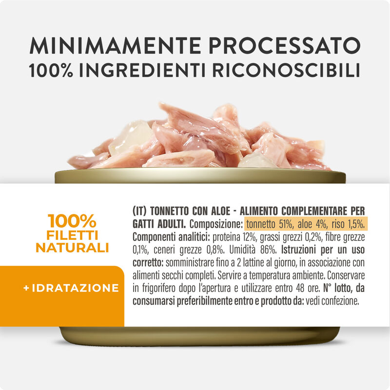 Schesir Cat Tonnetto con Aloe in Gelatina 70g