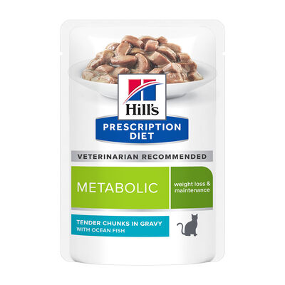 Hill's Prescription Diet Cat Adult Metabolic con Pesce Oceanico 85 gr