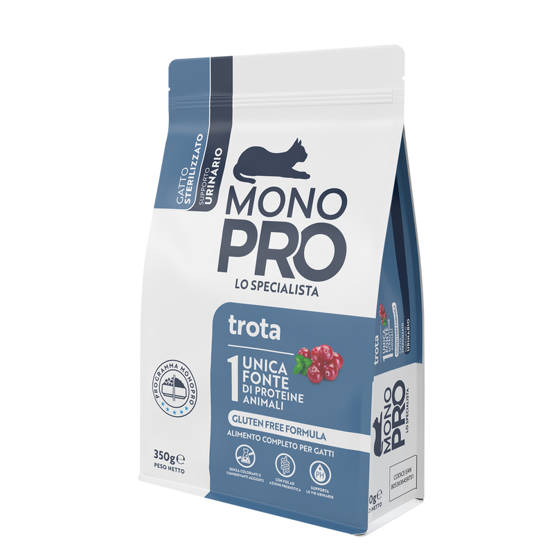 Monopro Cat Sterilised Trota 350gr
