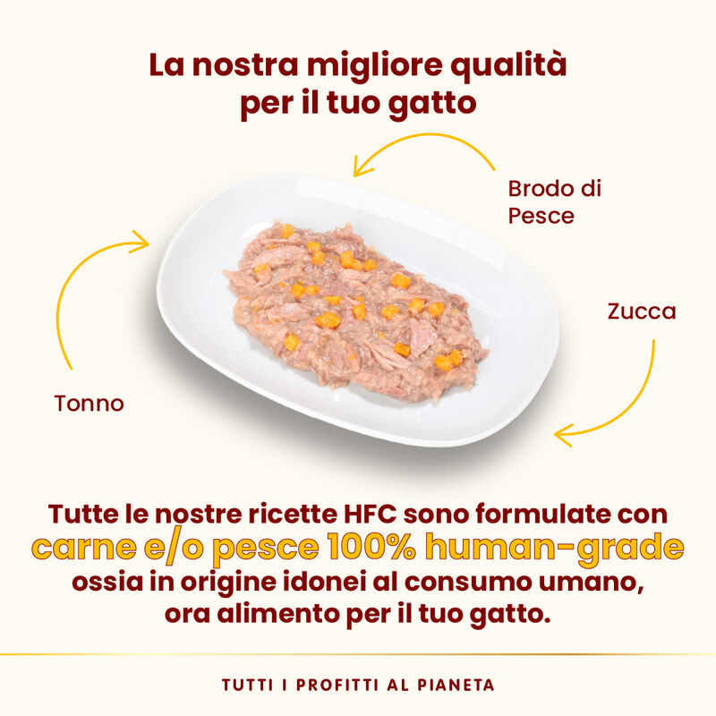 Almo Nature HFC Cat Tonno con zucca 70gr