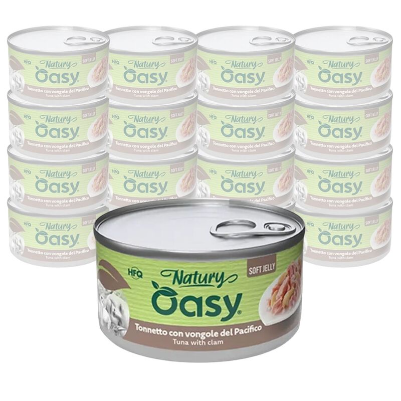 Oasy Cat Natury Tonnetto con vongole 85g