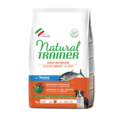 Natural Trainer Dog Adult Medium Tonno 3 kg
