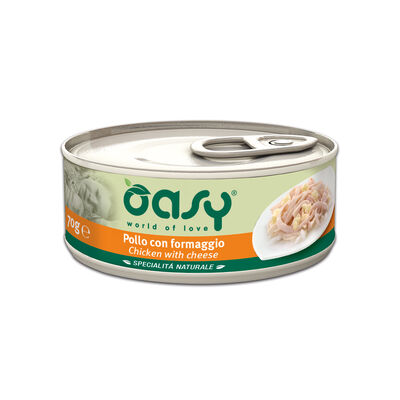 Oasy Cat Adult Pollo con Formaggio 150 gr