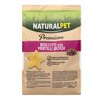 Naturalpet Premium Dog Adult Biscotti con Mirtilli rossi 300gr
