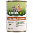 Naturalpet Cat Adult Paté Pollo e Tacchino 400 gr image number 0