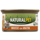 Naturalpet Cat Adult Mousse con Anatra 85 gr image number 0