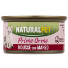 Naturalpet Prime Orme Kitten Mousse Manzo 85 gr