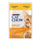 Cat Chow Adult Teneri pezzetti in gelatina con Pollo e Zucchine 85 gr image number 0