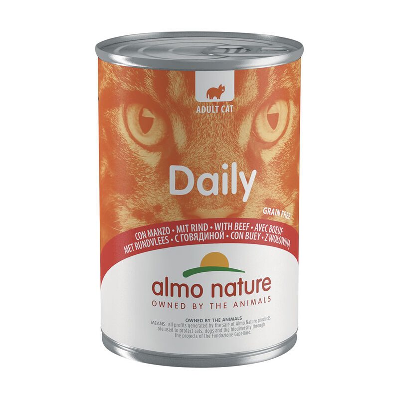 Almo Nature Daily Cat Manzo 400g - Alimento completo per gatti