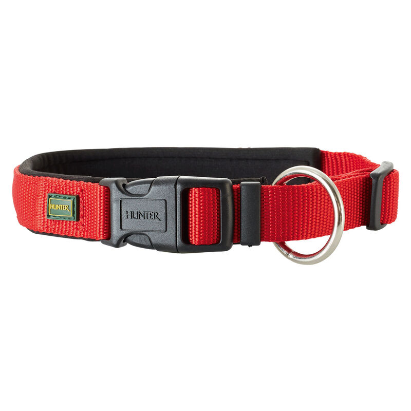 Hunter Collare in Neoprene Vario Plus L Rosso e Nero