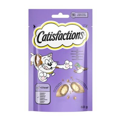 Catisfactions Snack per Gatto con Anatra 60 gr