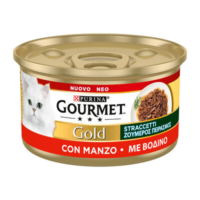 Gourmet Gold con Sfilaccetti di Manzo 85gr