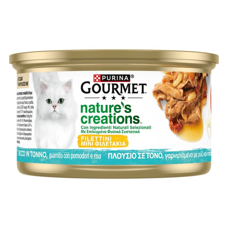 Gourmet Nature's Creations Cat Adult al Tonno con pomodori e riso 85 gr