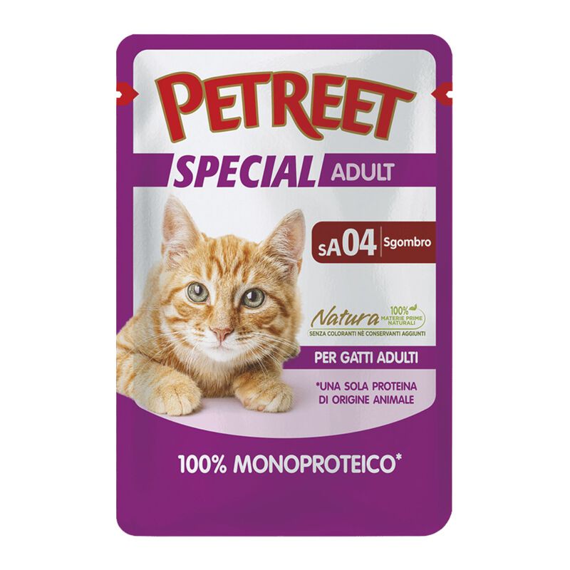 Petreet Cat 100% Monoproteico Sgombro 70 gr