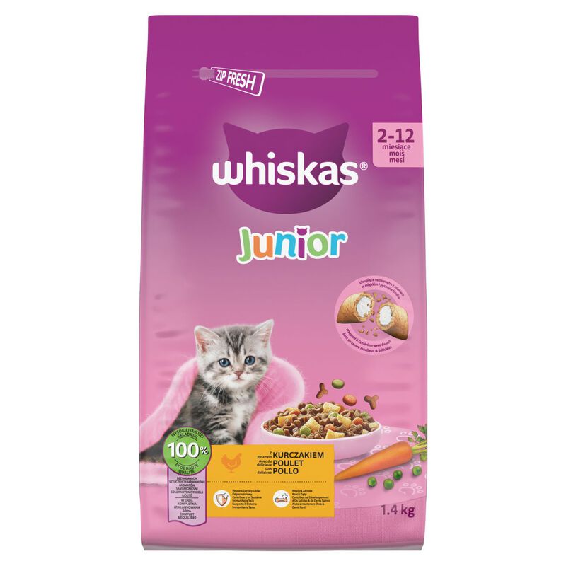 Whiskas Junior croccantini con Pollo 1,4 Kg
