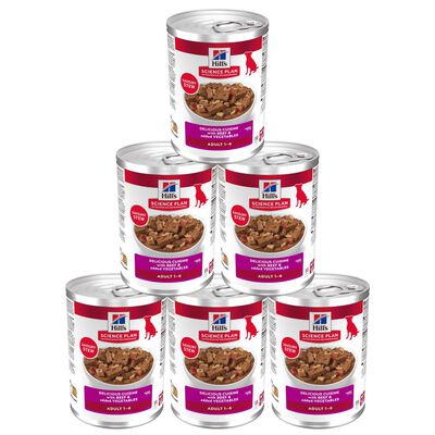 Hill's Science Plan Spezzatino per Cani Adulti con Manzo e verdure 363gr