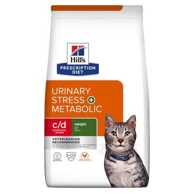 Hill's Prescription Diet Cat c/d Multicare Urinary Stress + Metabolic con Pollo 1,5 kg