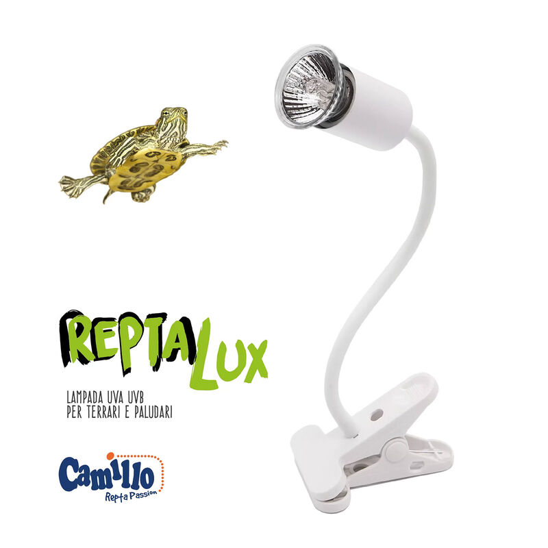 Camillo Reptalux Lampada UVA UVB 50 W Bianca