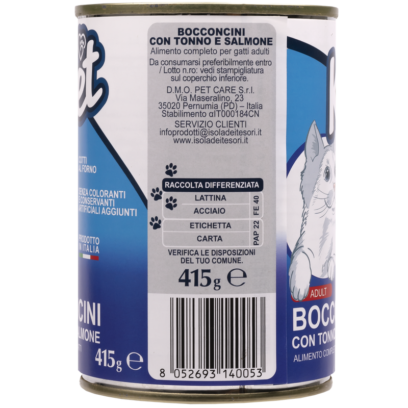 Ket Adult All breeds Bocconcini Tonno e Salmone 415 gr