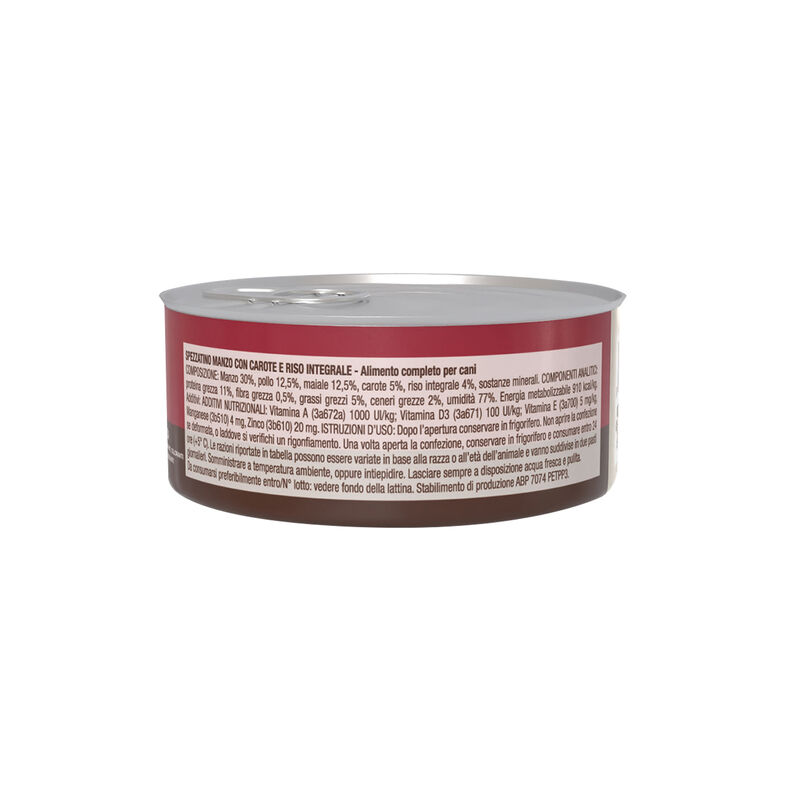 O-life Spezzatino Manzo con carote per Cani Adulti 85gr