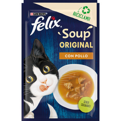 Felix Soup Cat Adult Pollo 48 gr 