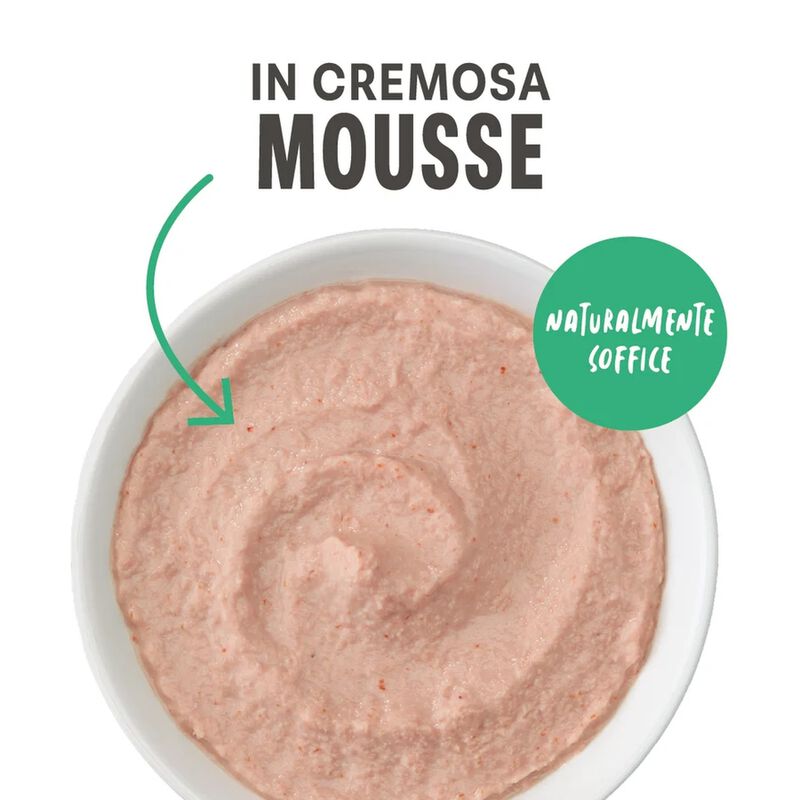 Schesir Complete Nutrition Mousse per gatti sterilizzati Tonnetto e Salmone 85 gr