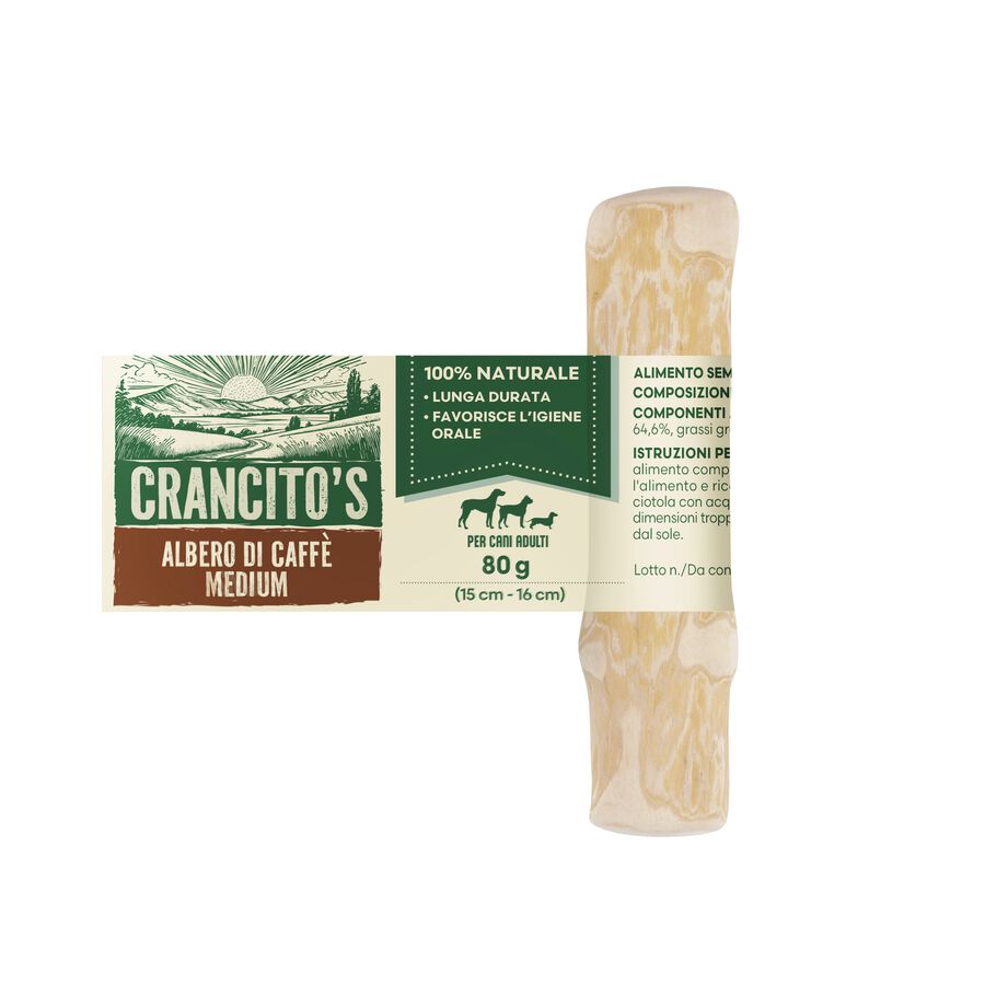 Crancito's Dog Adult Albero di caff&egrave; medium 80gr 15-16 cm