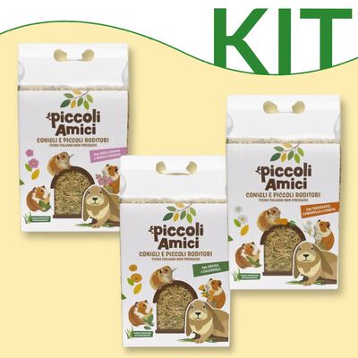 Kit Degustazione Piccoli Amici fieno 500 gr