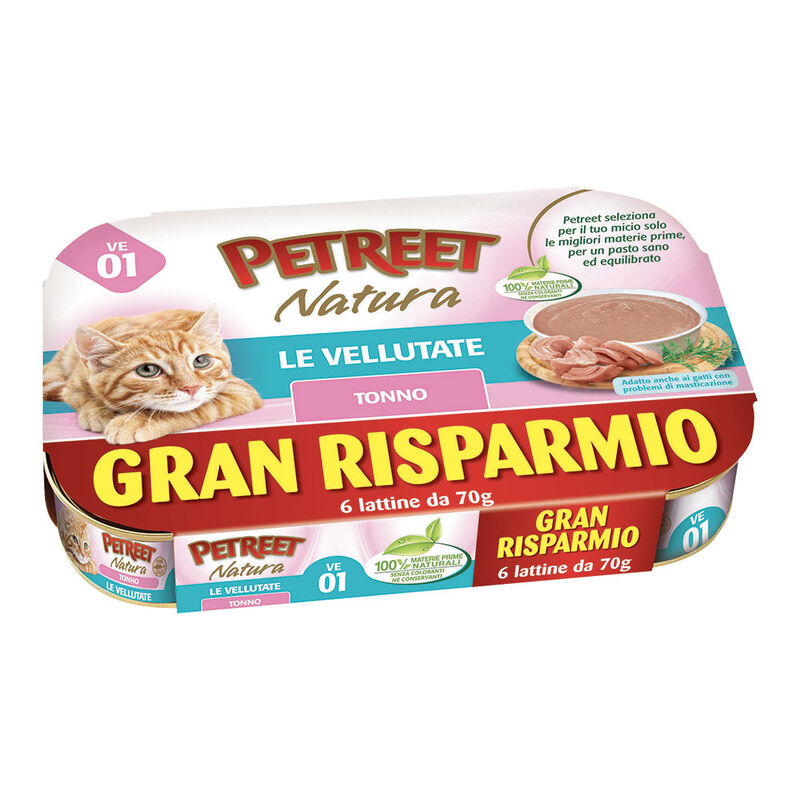 Petreet Cat Vellutate Tonno 6x70 gr