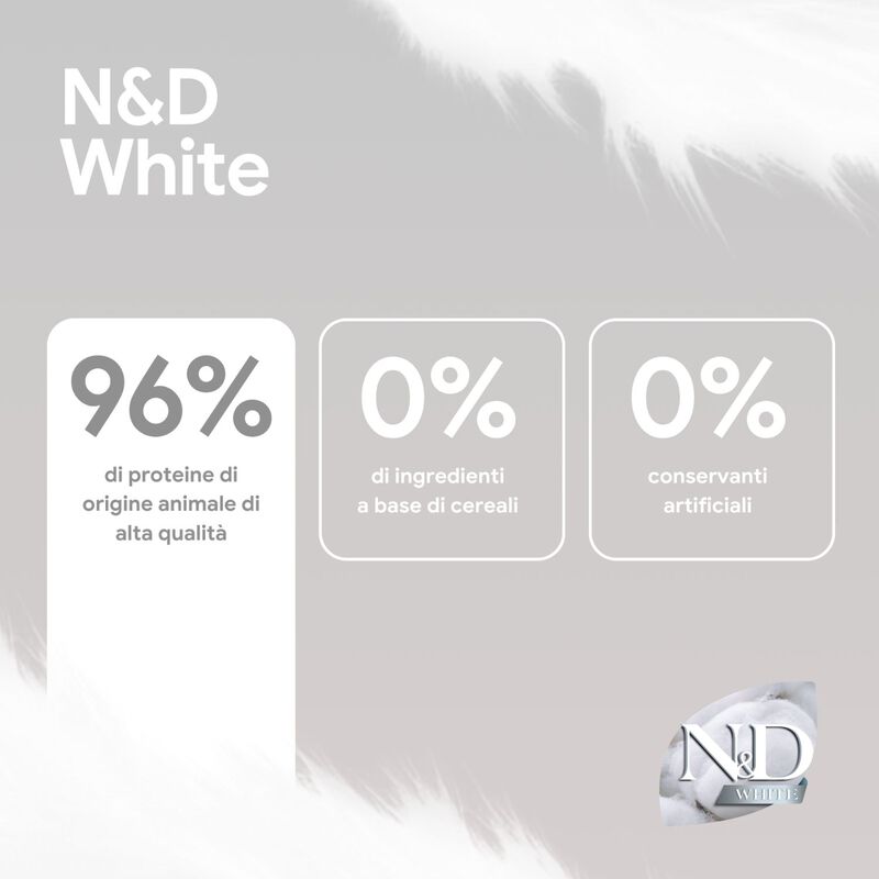 N&D Farmina White Dog Adult Mini Spigola, Spirulina & Finocchio 2 kg