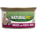 Naturalpet Cat Adult Mousse Fegato e maiale 85gr