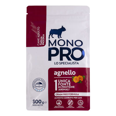 Monopro Dog Adult Mini Grain Free Agnello 800 gr