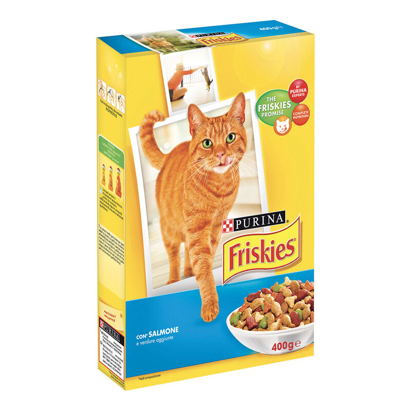 Friskies Cat Adult con Salmone e con Verdure 400 gr