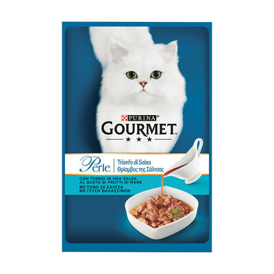Gourmet Perle Cat Adult Trionfo di Salsa con Tonno 85 gr