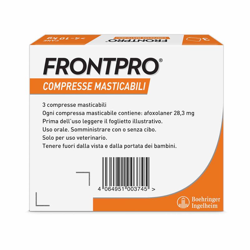 Frontpro compresse masticabili per cani 4-10 kg