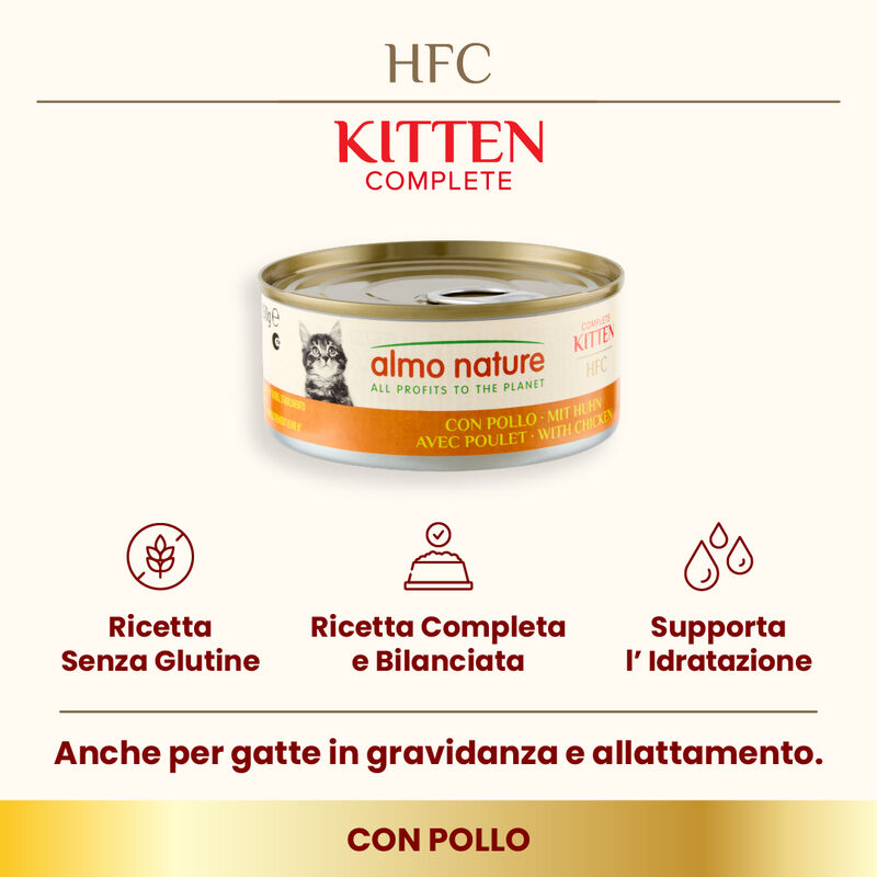 Almo Nature HFC Kitten Pollo 150 g