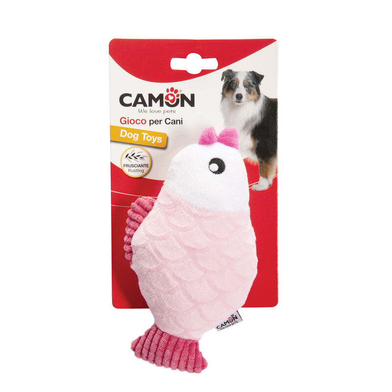 Camon Gioco Pesce colorato per Cani 16 cm